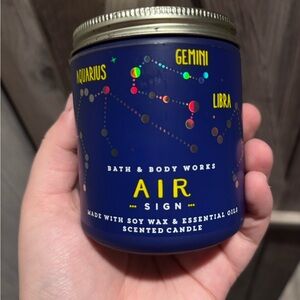 Air sign zodiac candle bath and body works